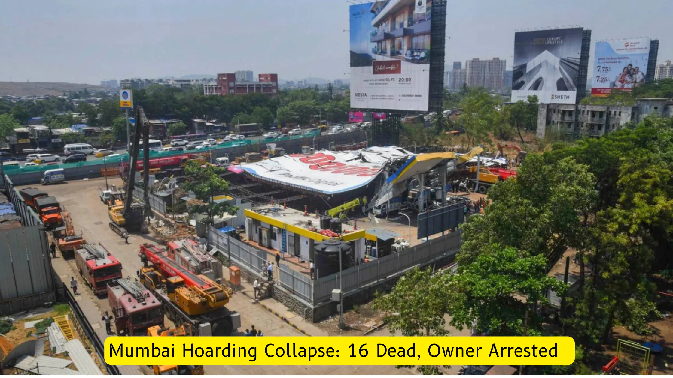 Mumbai Hoarding Collapse